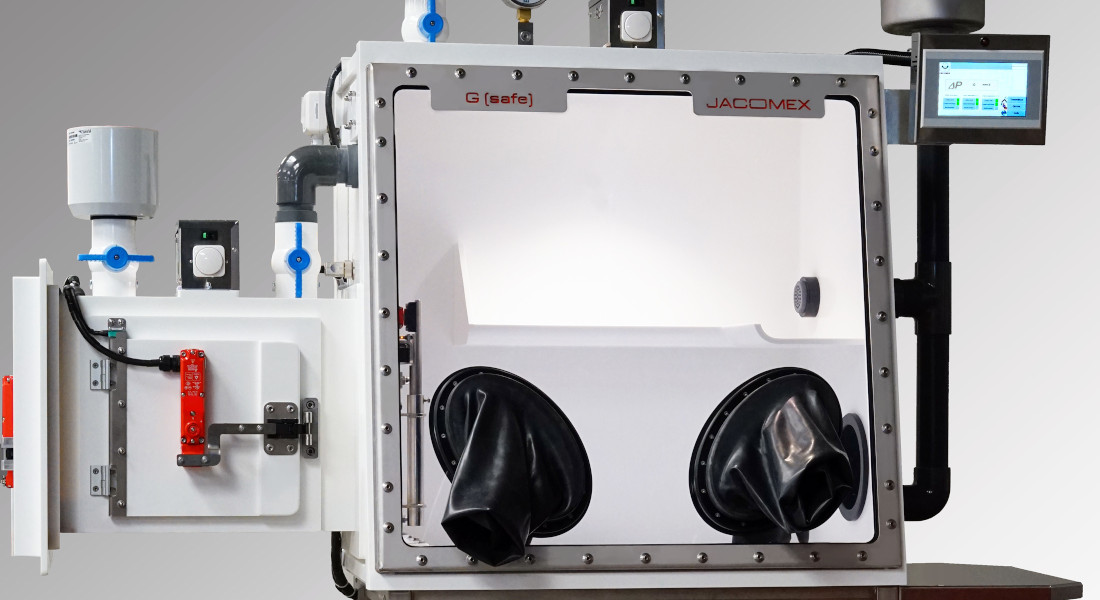 G(Safe) met Corian – Nucleaire handschoenenkast Alpha-insluitingskamer