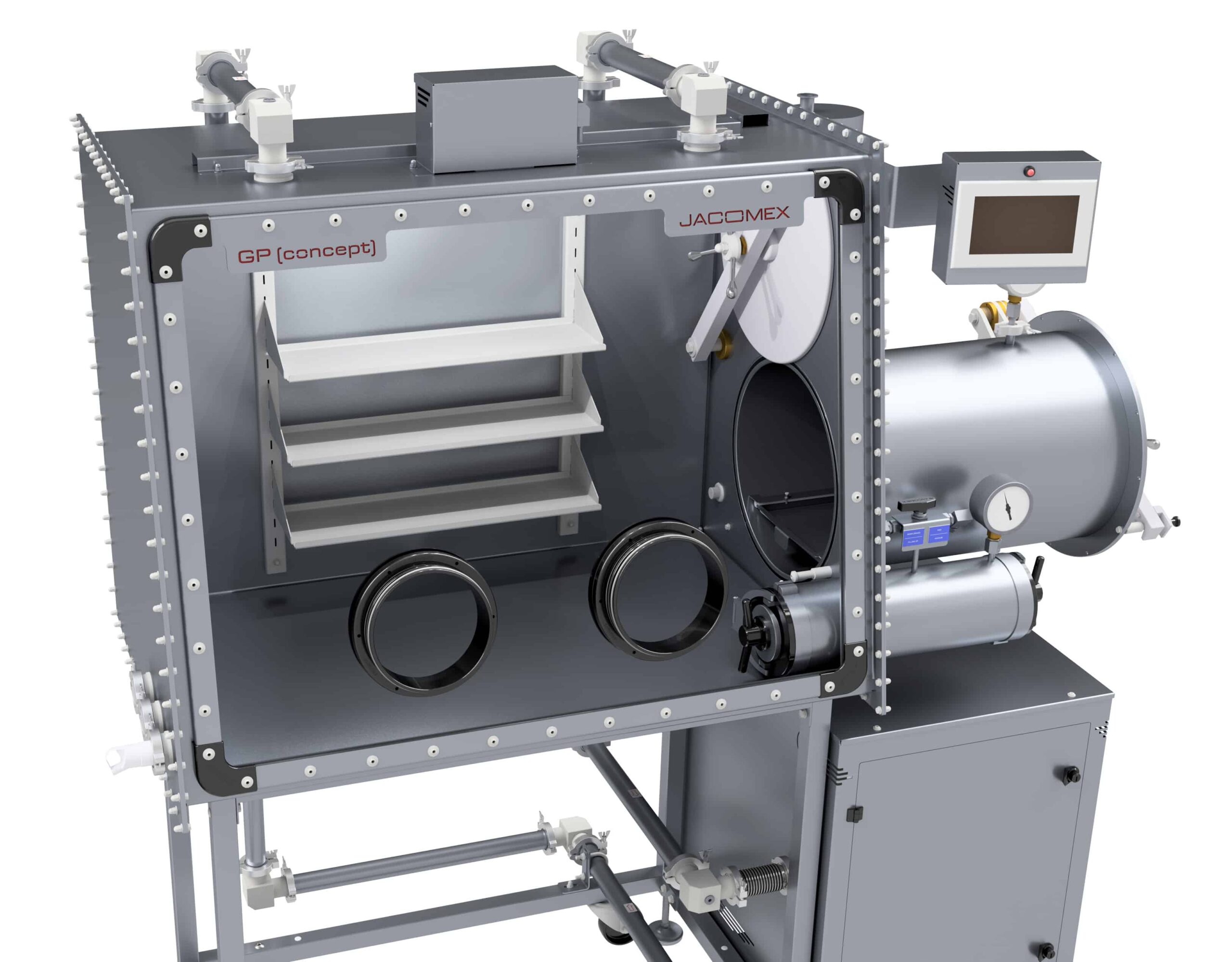 GA2 Z1-Special handschoenenkast GMP-conforme isolatoren voor de distributie van radiofarmaca
