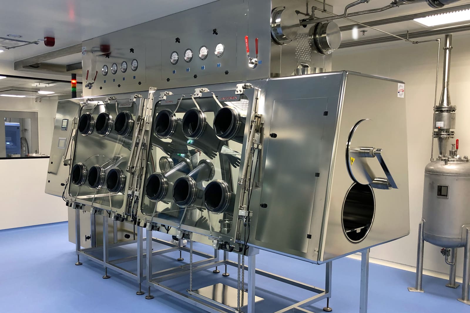 Onderdrukisolator voor farmaceutische processen