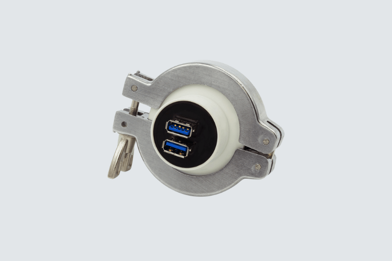 Hermetische USB 3.0-doorvoer