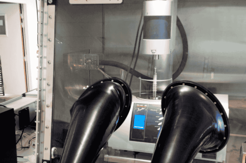 Thermogravimetrische analyse (TGA) voor handschoenenkasten Thermogravimetrische analyse (TGA) voor handschoenenkasten