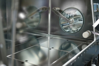 Laminaire stroming in Glovebox