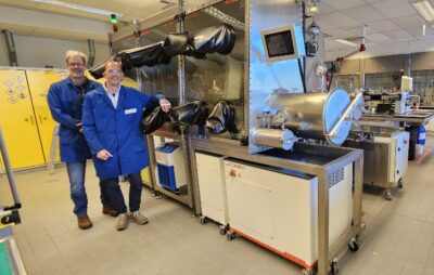 Handschoenenkast voor de chemie